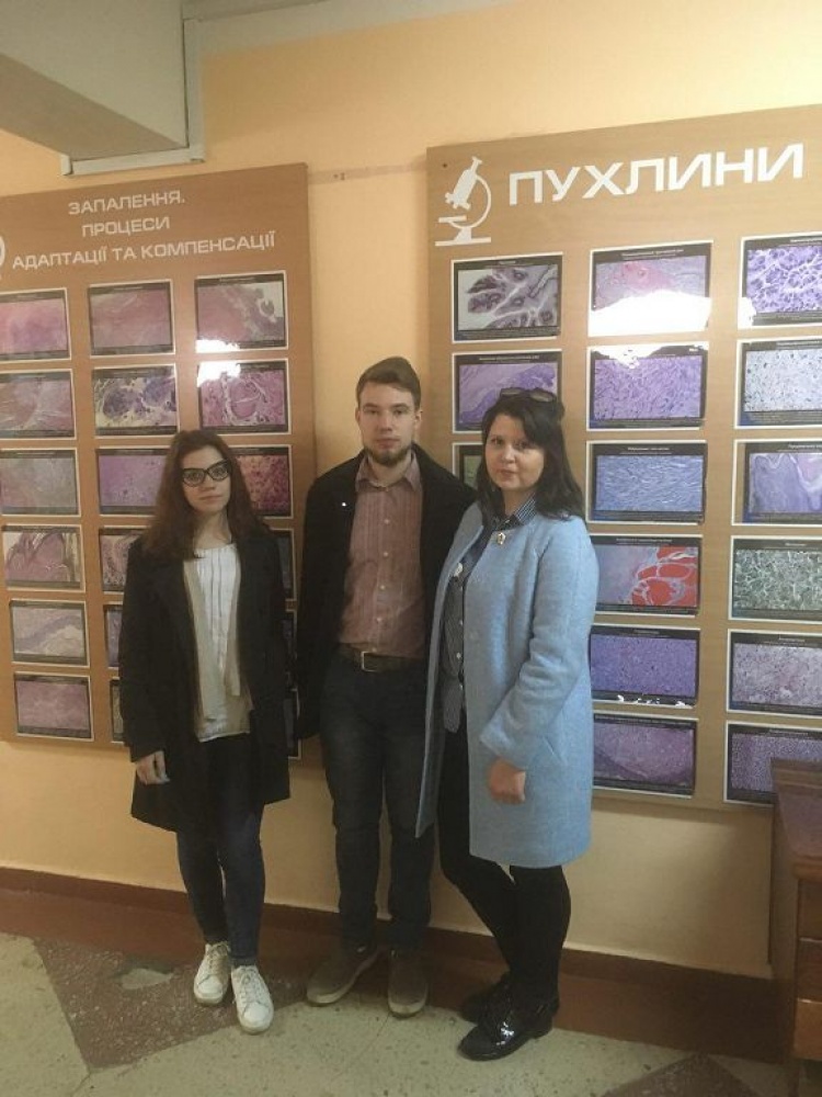 Студенти медичного факультету – учасники ІІ етапу Всеукраїнської студентської олімпіади з дисципліни «Гістологія, цитологія, ембріологія»