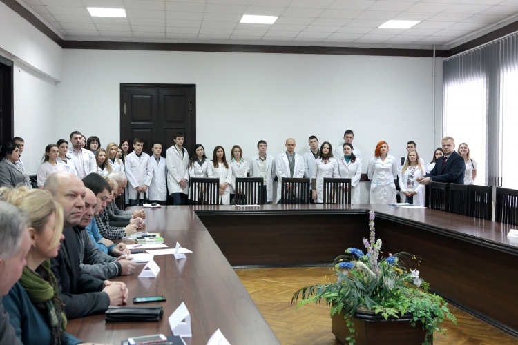 Відбувся розподіл студентів-випускників 2017 року медичного факультету, що навчаються за державним замовленням